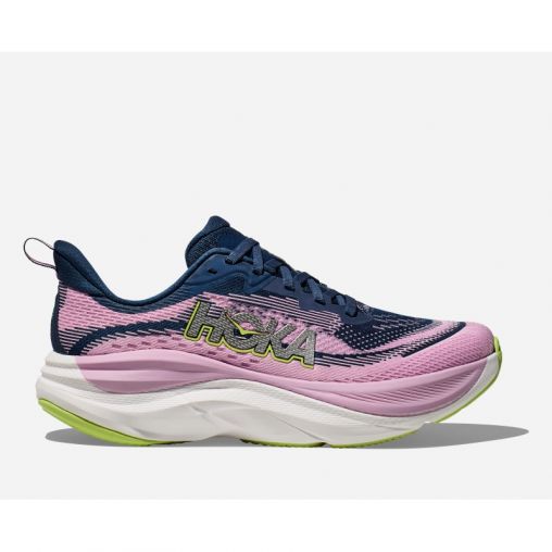 HOKA Skyflow Schuhe für Damen in Midnight/Pink Twilight Größe 41 1/3 Weit | Straße