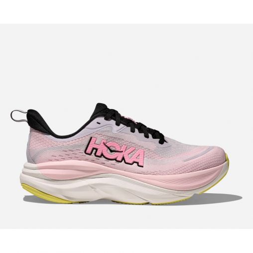HOKA Skyflow Schuhe für Damen in Starlight Glow/Carnation Größe 36 2/3 Weit | Straße