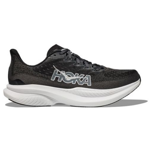 hoka mach 6 running schuhe schwarz weis herren