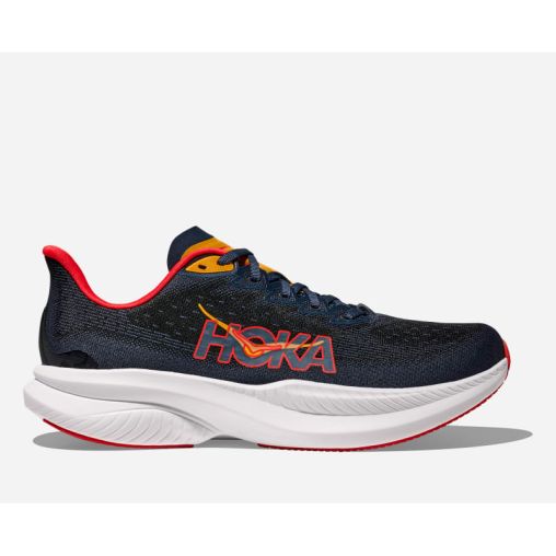 HOKA Mach 6 Schuhe für Herren in Varsity Navy/Nautical Dusk Größe 47 1/3 | Straße