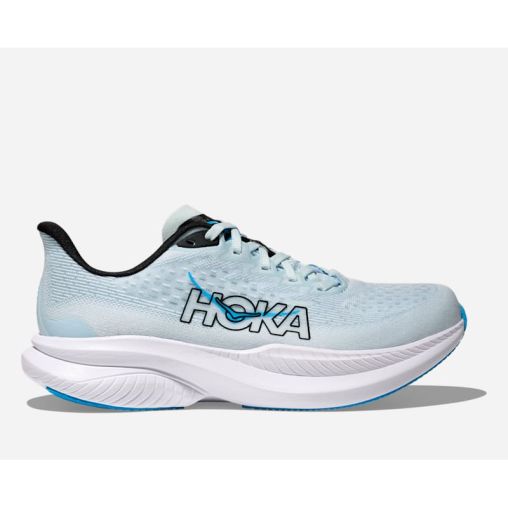 HOKA Mach 6 Schuhe für Damen in Tundra Blue/Raindrop Größe 44 | Straße
