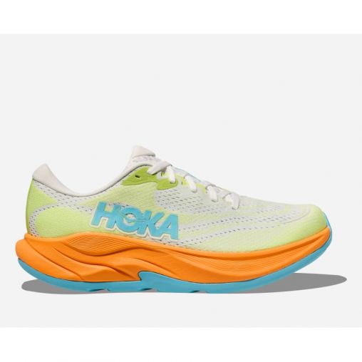 HOKA Rincon 4 Schuhe für Damen in Frost/Lettuce Größe 45 1/3 | Straße