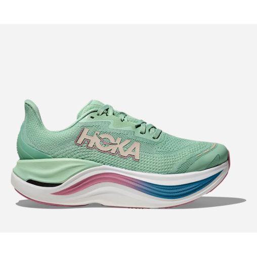 HOKA Skyward X Schuhe für Damen in Jadeite/Dried Rose Größe 44 | Straße
