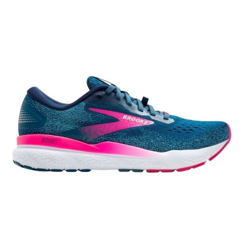 BROOKS GHOST 16 GTX Laufschuhe Damen Moroccan Blue/Pink/Yellow Weite B Gr. 38