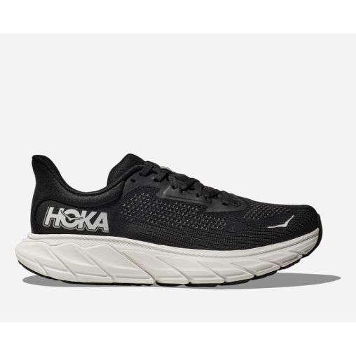 HOKA Arahi 7 Schuhe für Herren in Black/White Größe 47 1/3 | Straße