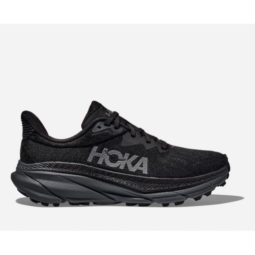 HOKA Challenger 7 Schuhe für Herren in Black Größe 40 2/3 Weit | Straße