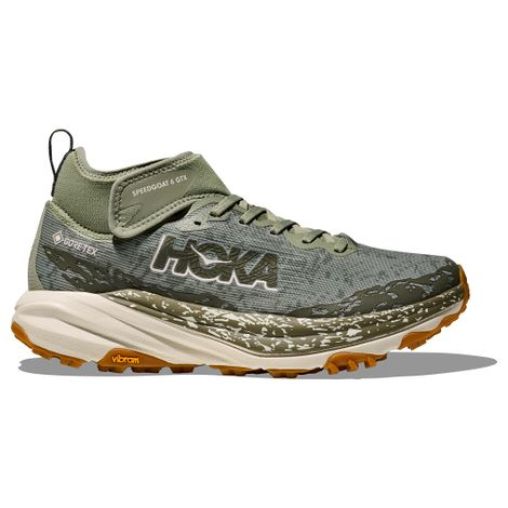 hoka speedgoat 6 mid gtx trailrunning schuhe khaki herren
