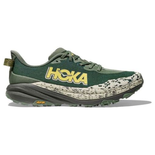 hoka speedgoat 6 trailrunning schuhe grun grau herren