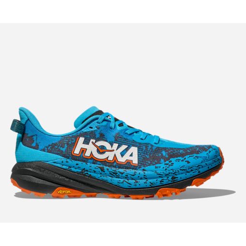 HOKA Speedgoat 6 Schuhe für Herren in Skyward Blue/Black Größe 40 2/3 | Gelände