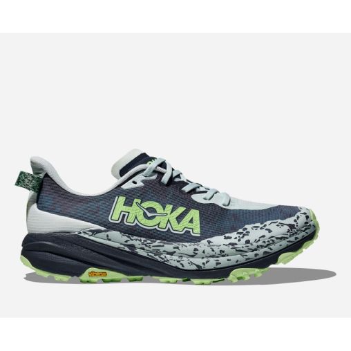 HOKA Speedgoat 6 Schuhe für Herren in Droplet/Nautical Dusk Größe 46 Weit | Gelände