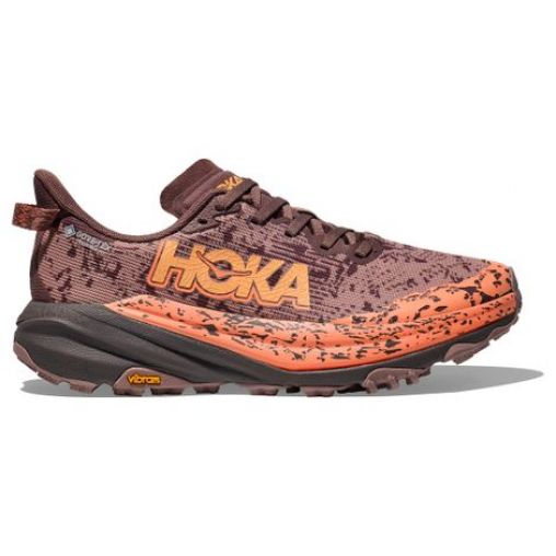 hoka speedgoat 6 gtx trailrunning schuhe violett rosa damen