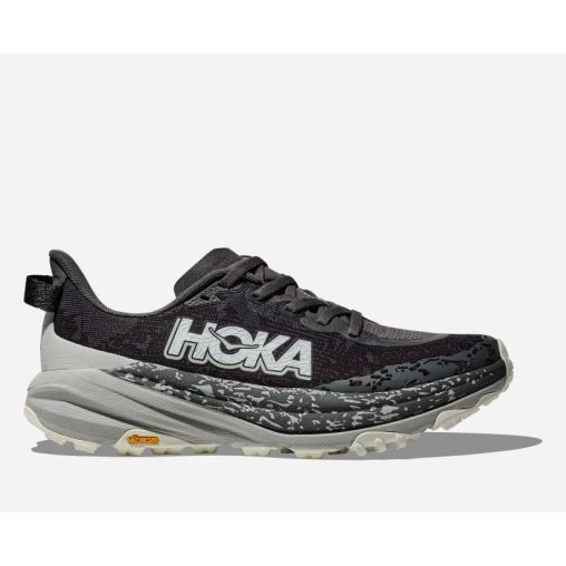 HOKA Speedgoat 6 Schuhe für Damen in Satellite Grey/Stardust Größe 44 | Gelände