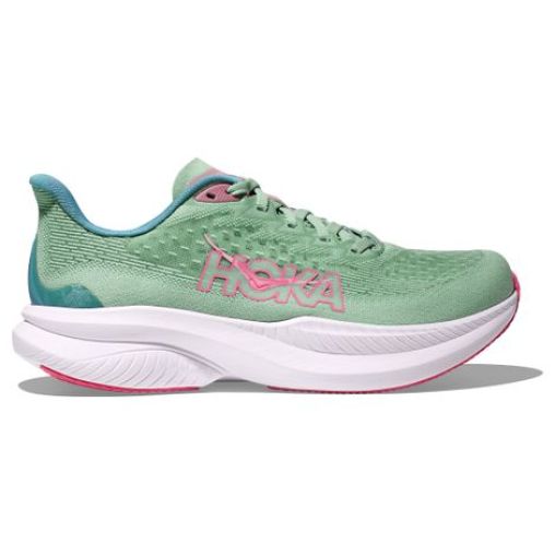 hoka mach 6 grun pink women s running shoes