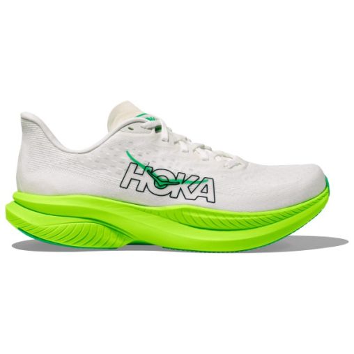 HOKA - Mach 6 - Runningschuhe Gr 46 - Regular weiß/grün