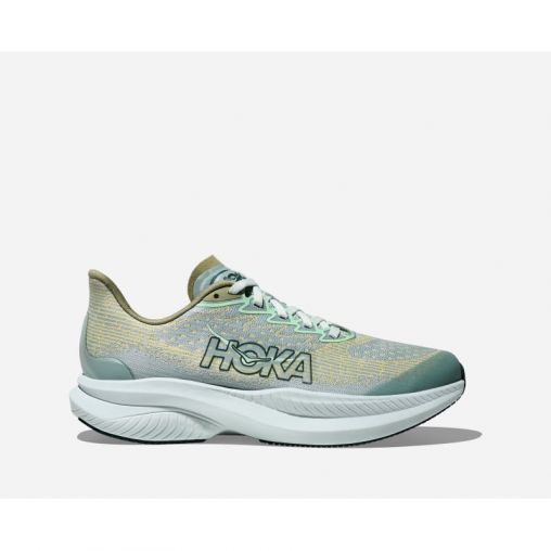 HOKA Mach 6 Schuhe für Kinder in Druzy/Yuzu Größe 38 2/3Y | Straße