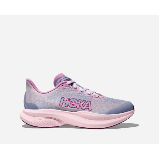HOKA Mach 6 Schuhe für Kinder in Grape Agate/Lupine Größe 36 | Straße