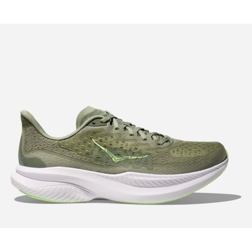 HOKA Mach 6 Schuhe für Herren in Forest Lichen/Tart Apple Größe 47 1/3 | Straße