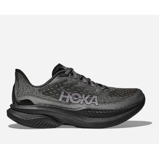 HOKA Mach 6 Schuhe für Damen in Black/Outer Orbit Größe 36 2/3 | Straße