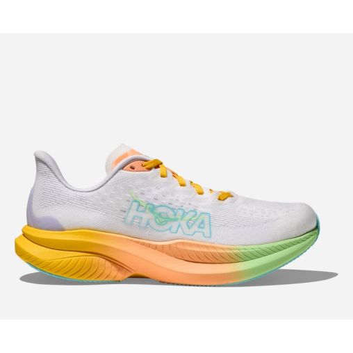 HOKA Mach 6 Schuhe für Damen in Frost/Starlight Glow Größe 42 2/3 | Straße