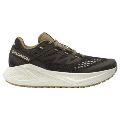 salomon aero glide 3 grvl khaki beige herren running schuhe