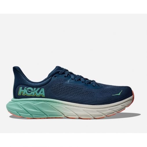 HOKA Arahi 7 Schuhe für Damen in Midnight/Seafoam Größe 43 1/3 | Straße