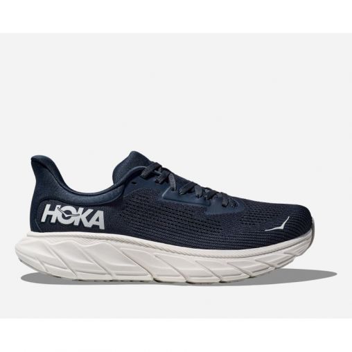 HOKA Arahi 7 Schuhe für Herren in Outer Space/White Größe 45 1/3 Weit | Straße