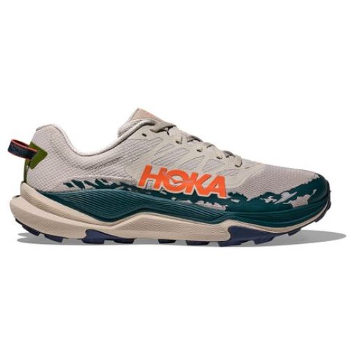 hoka torrent 4 trailrunning schuh grau blau orange  strong fur  strong  herren