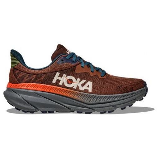 hoka challenger 7 trailrunning schuhe rot herren
