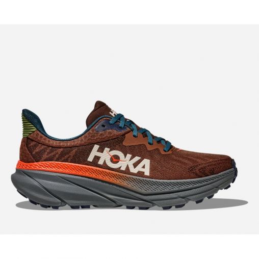 HOKA Challenger 7 Schuhe für Herren in Mineral Brown/Asteroid Größe 46 2/3 | Straße