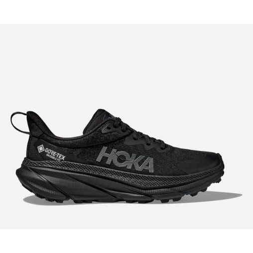 HOKA Challenger 7 GORE-TEX Schuhe für Herren in Black Größe 46 2/3 | Gelände