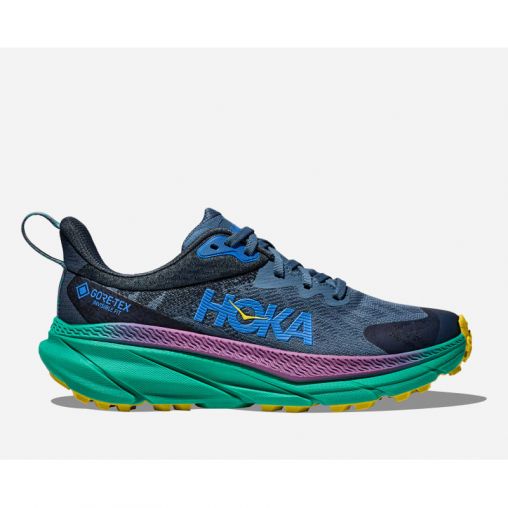 HOKA Challenger 7 GORE-TEX Schuhe für Damen in Real Teal/Tech Green Größe 36 2/3 | Gelände