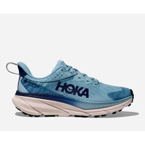 HOKA Challenger 7 GORE-TEX Schuhe für Damen in Raindrop/Grout Größe 40 | Gelände