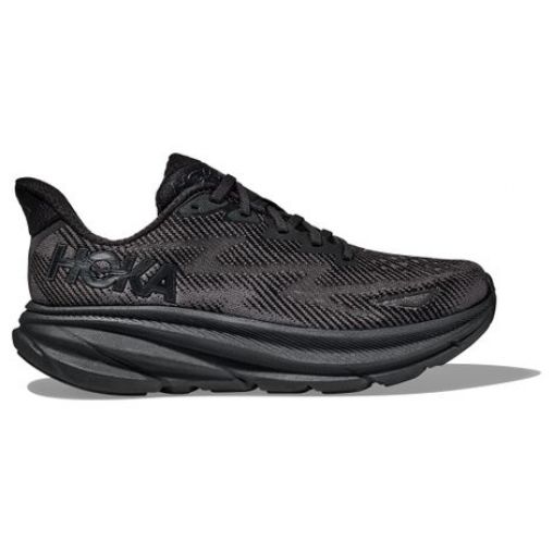 hoka clifton 9 runningschuhe schwarz