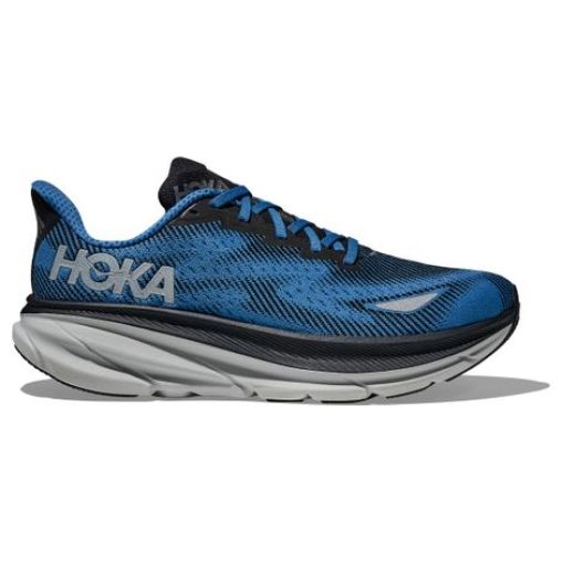 hoka clifton 9 gtx running schuhe schwarz blau mann