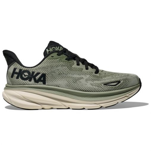 HOKA - Clifton 9 - Runningschuhe Gr 9,5 - Regular oliv