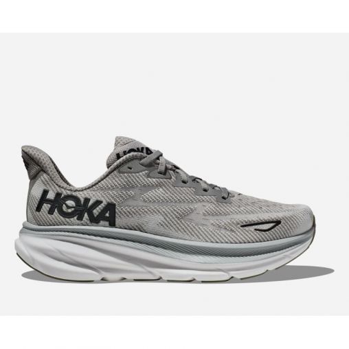 HOKA Clifton 9 Schuhe für Herren in Harbor Mist/Black Größe 46 2/3 | Straße