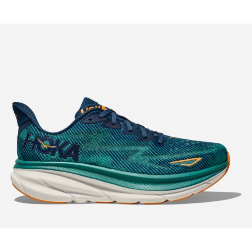 HOKA Clifton 9 Schuhe für Herren in Midnight/Oceanic Größe 42 | Straße