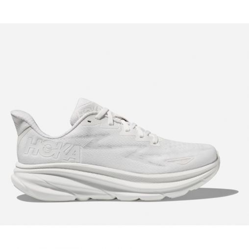 HOKA Clifton 9 Schuhe für Herren in White Größe 44 2/3 | Straße