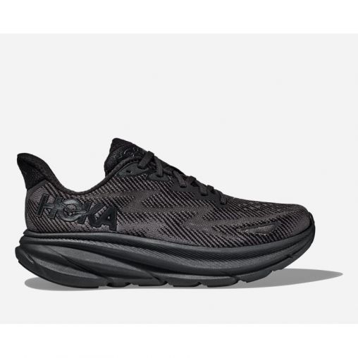 HOKA Clifton 9 Schuhe für Damen in Black Größe 44 | Straße