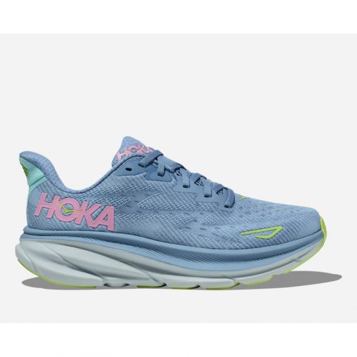 HOKA Clifton 9 Schuhe für Damen in Dusk/Pink Twilight Größe 45 1/3 | Straße