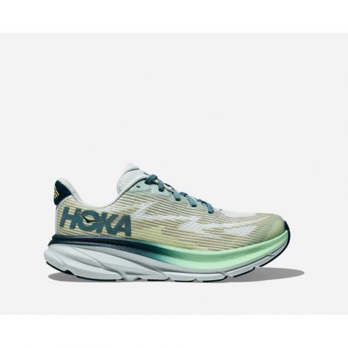 HOKA Clifton 9 Schuhe für Kinder in Droplet/Blue Twilight Größe 37 1/3 | Straße