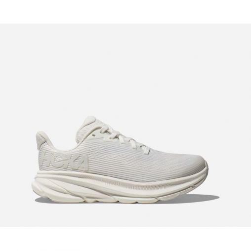 HOKA Clifton 9 Schuhe für Kinder in White/Frost Größe 36 2/3 | Straße