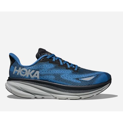 HOKA Clifton 9 GORE-TEX Schuhe für Herren in Black/Foggy Night Größe 40 | Straße