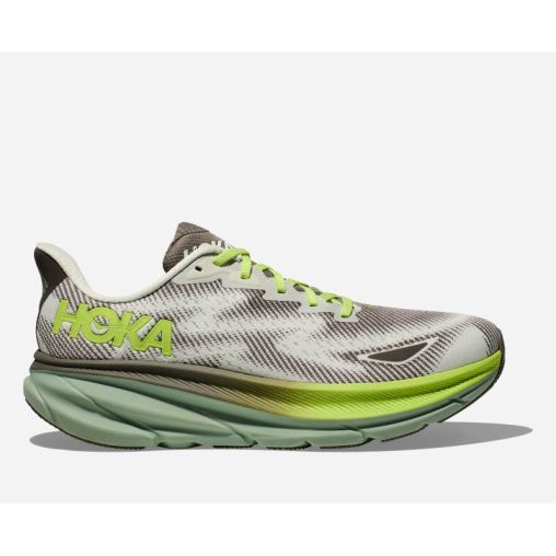 HOKA Clifton 9 GORE-TEX Schuhe für Herren in Slate/Aloe Vera Größe 42 2/3 | Straße