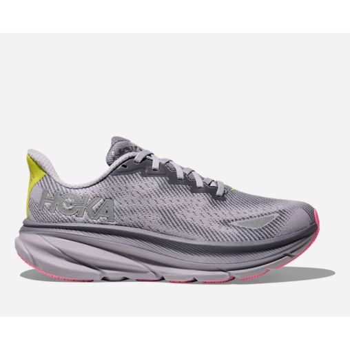 HOKA Clifton 9 GORE-TEX Schuhe für Damen in Grey Skies/Foggy Grey Größe 40 2/3 | Straße