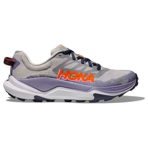 hoka torrent 4 trailrunning schuh grau blau orange damen