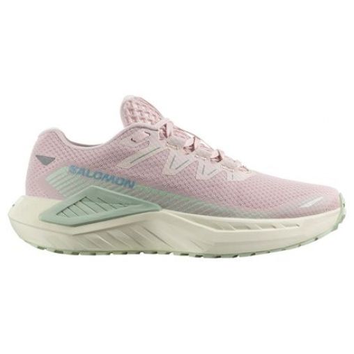 salomon drx defy grvl running schuh pink grun frau