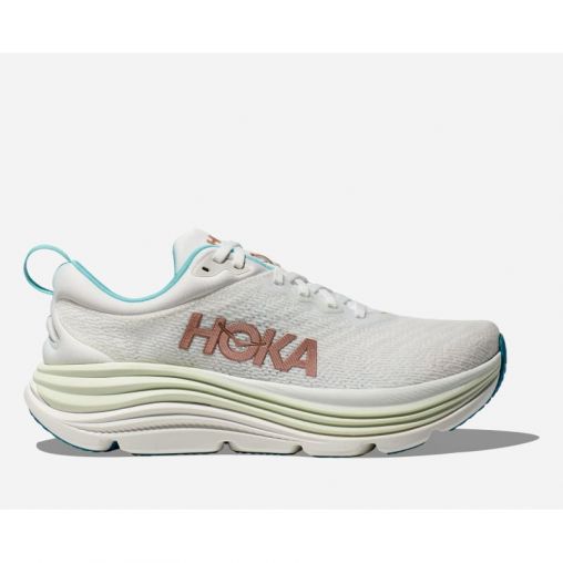HOKA Gaviota 5 Schuhe für Damen in Frost/Rose Gold Größe 36 | Straße
