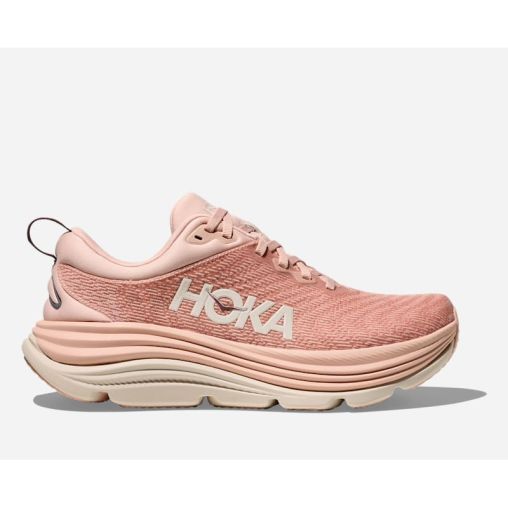 HOKA Gaviota 5 Schuhe für Damen in Rose Latte/Rose Cream Größe 37 1/3 | Straße