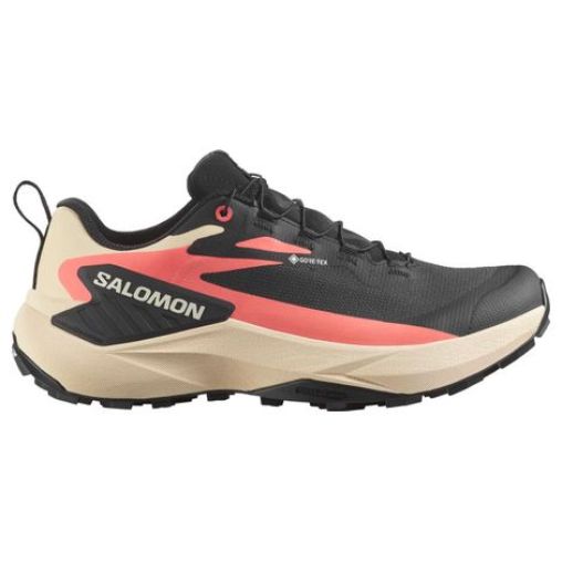 salomon genesis gtx trailrunning schuh schwarz pink woman